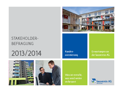 Stakeholder-Befragung 2013 / 2014